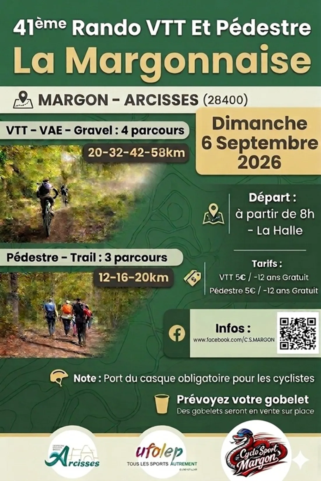 MARGON - 41e Rando VTT et pédestre : La Margonnaise