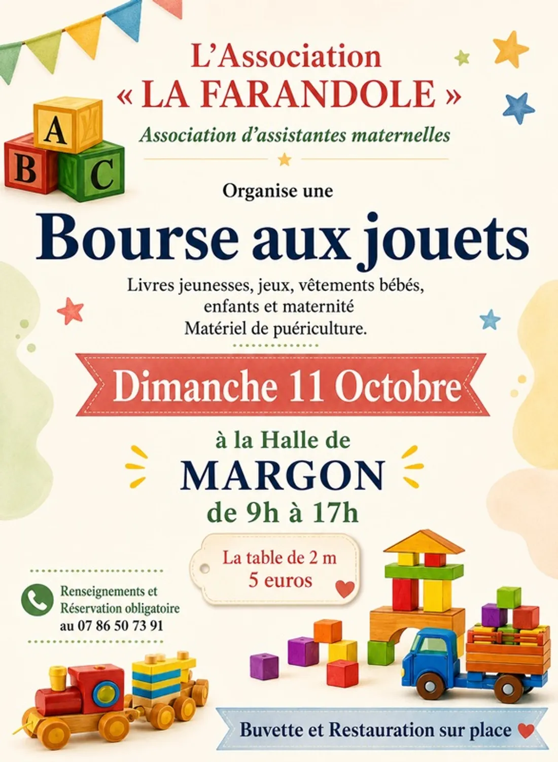 MARGON - Bourse aux jouets