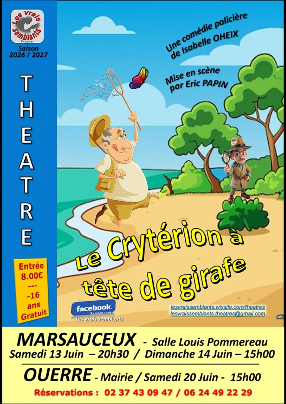 MÉZIÈRES-EN-DROUAIS - Théâtre : Le Crytérion à tête de girafe