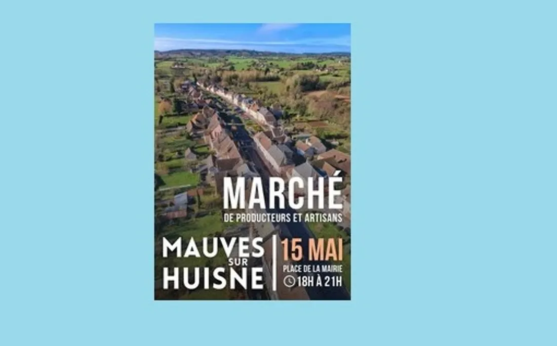 MAUVES-SUR-HUISNE (61) - Marché de producteurs et d'artisans