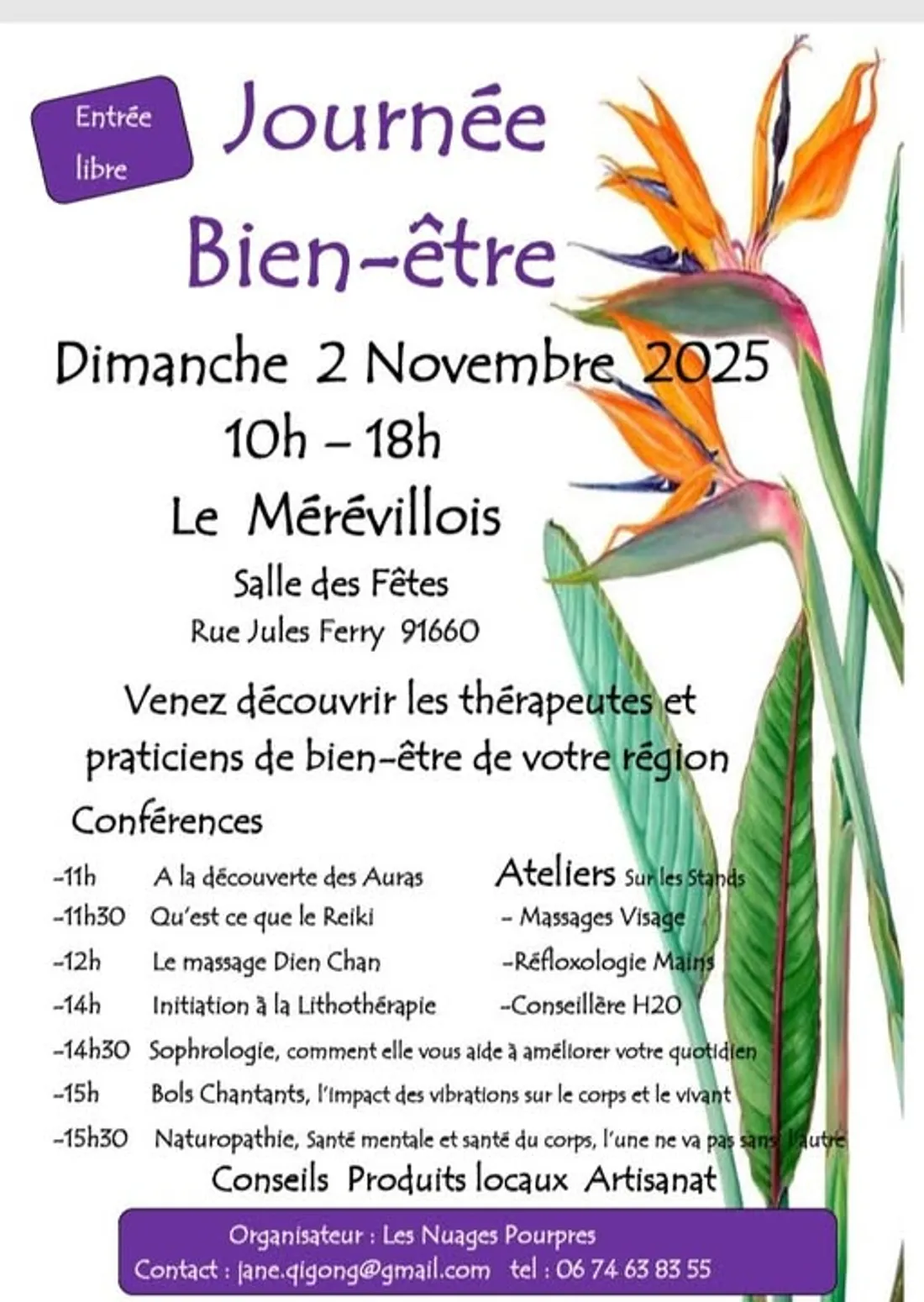 MÉRÉVILLE (91) - Salon du bien-être