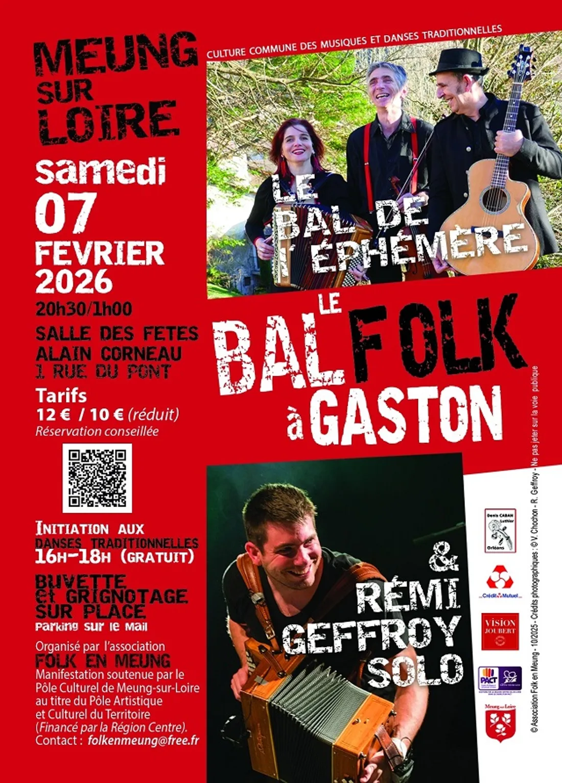 MEUNG-SUR-LOIRE (45) - Le bal folk à Gaston