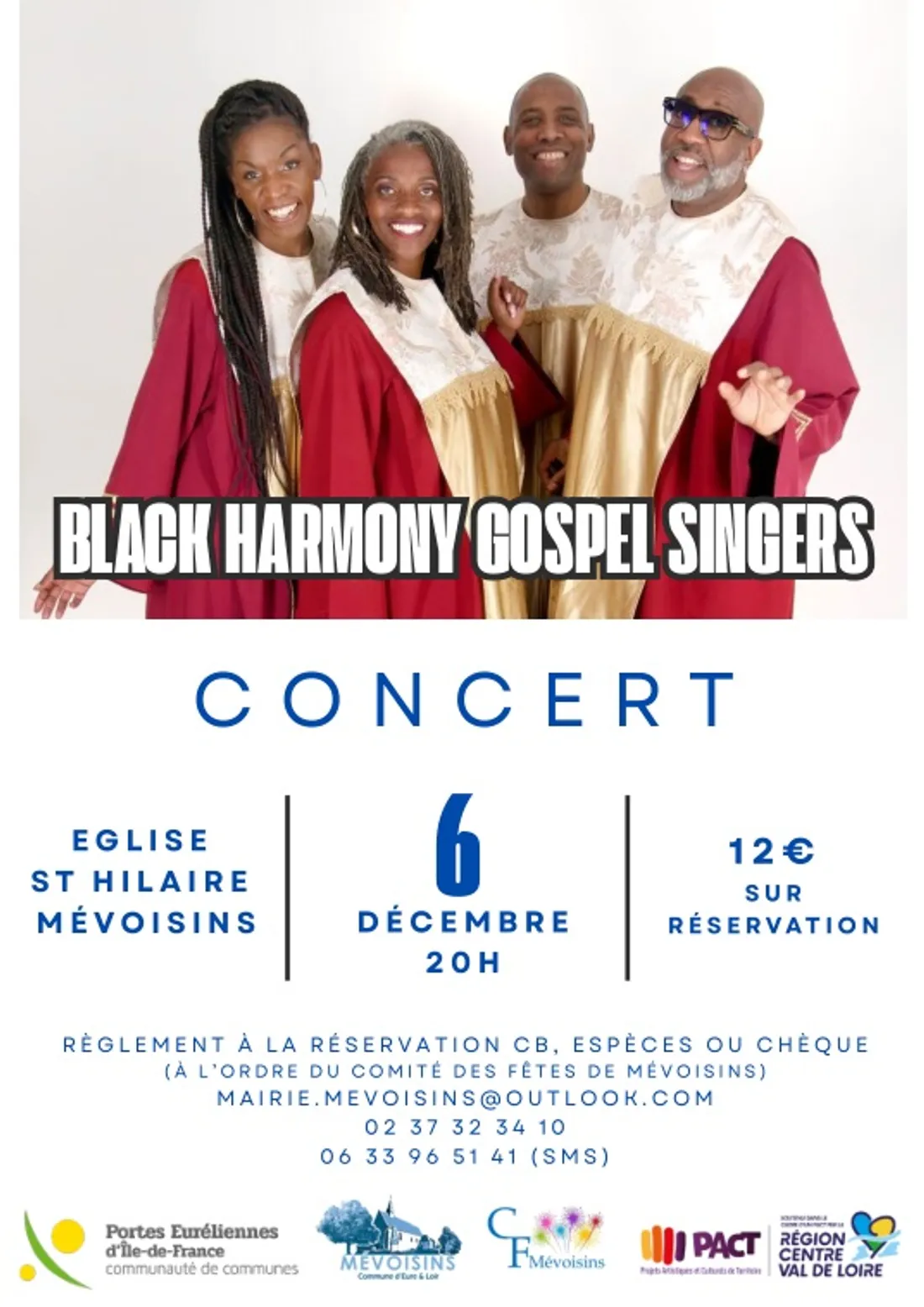 MÉVOISINS - Concert : Black Harmony Gospel Singers