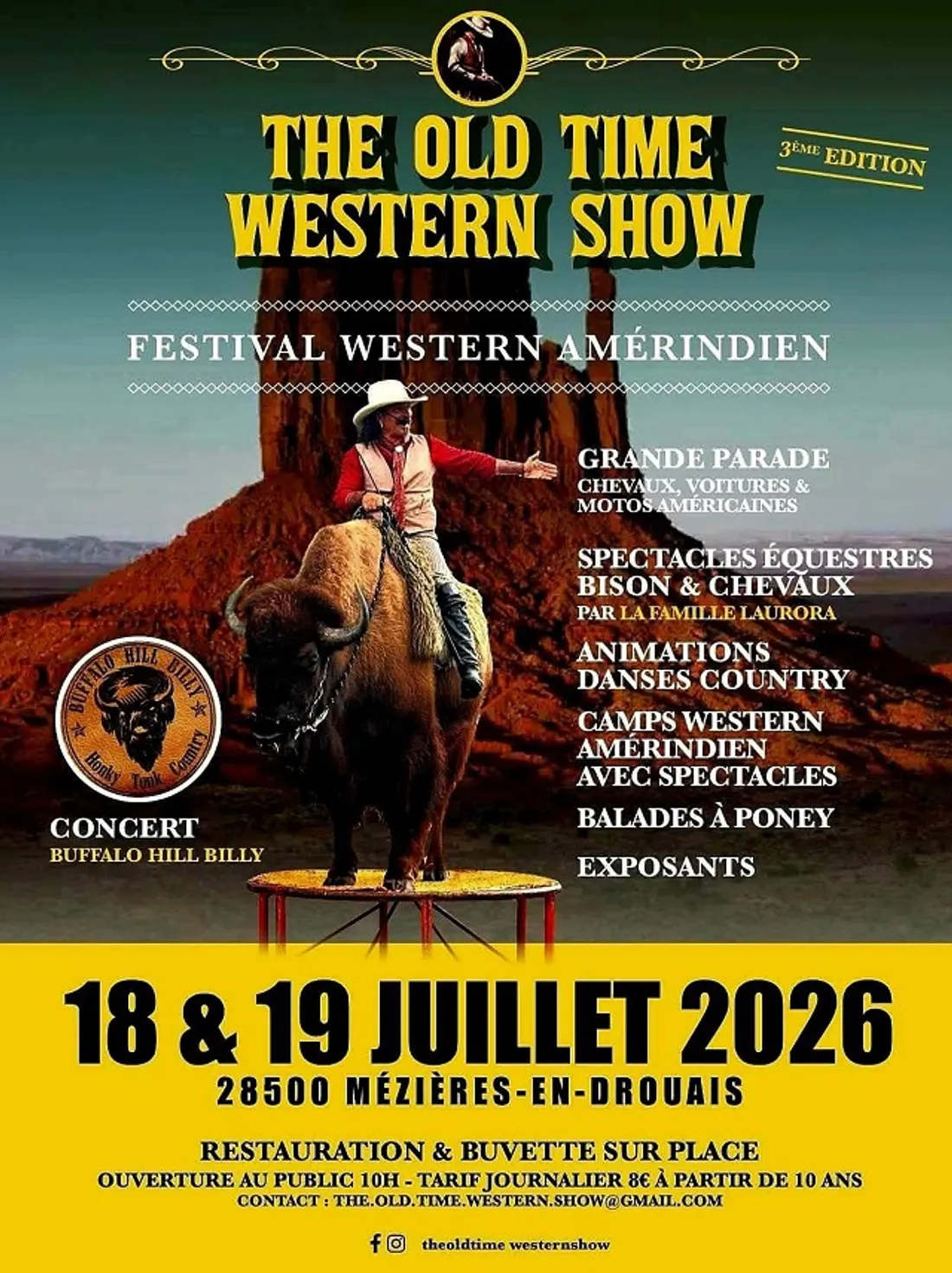 MÉZIÈRES-EN-DROUAIS - The Old Time Western Show