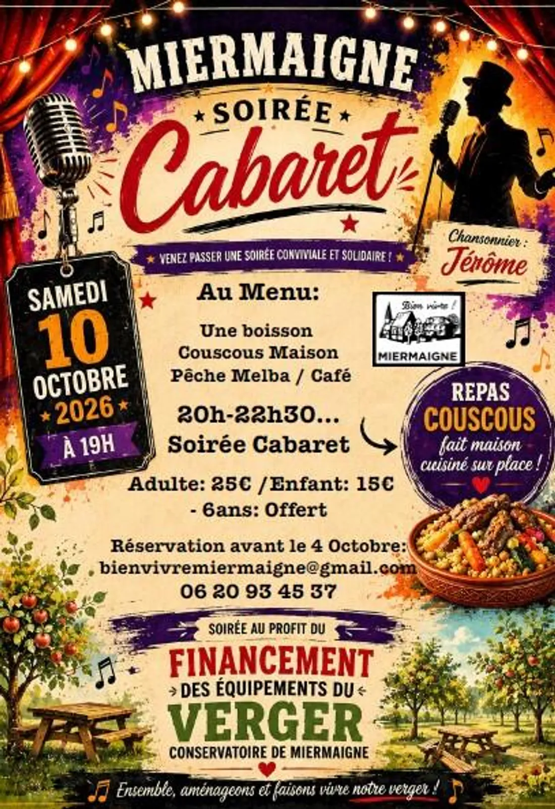MIERMAIGNE - Soirée cabaret