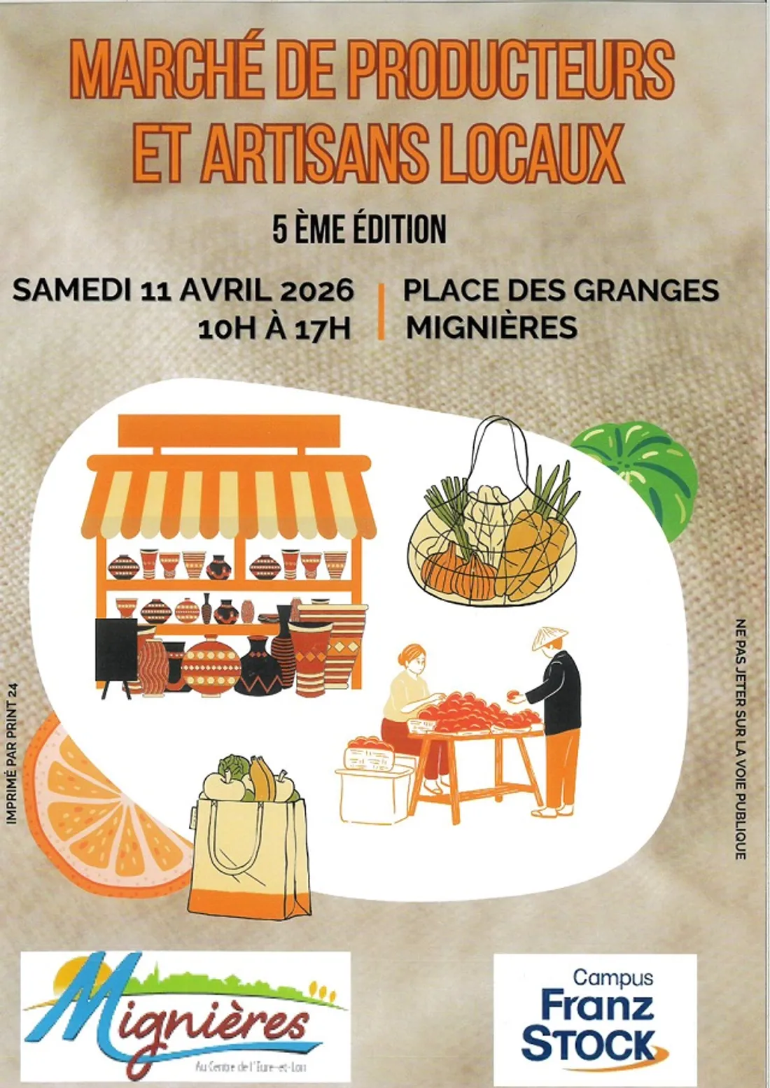 MIGNIÈRES - Marché de producteurs et artisans locaux