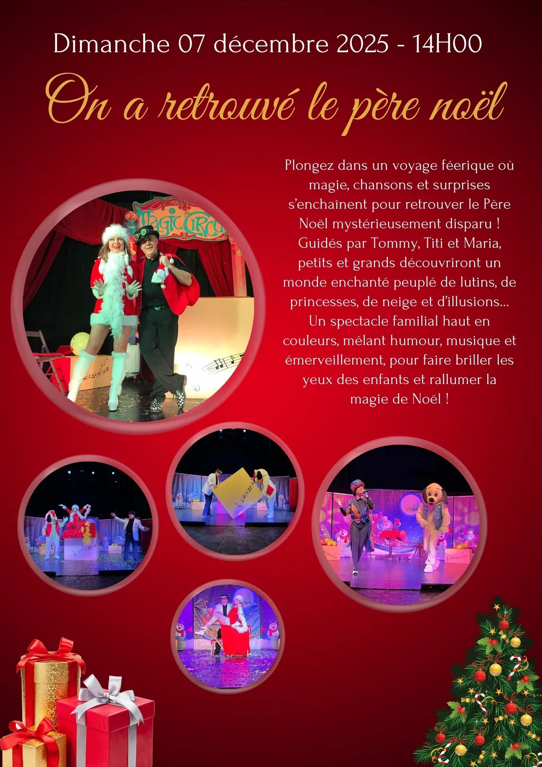 MIGNIÈRES - Spectacle : On a retrouvé le Père Noël