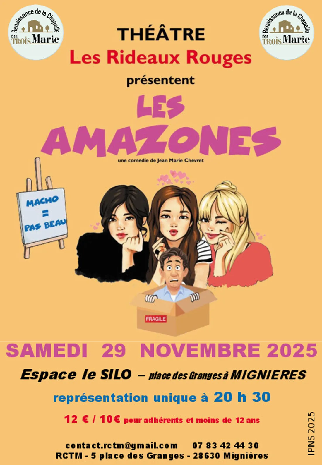 MIGNIÈRES - Théâtre : Les Amazones
