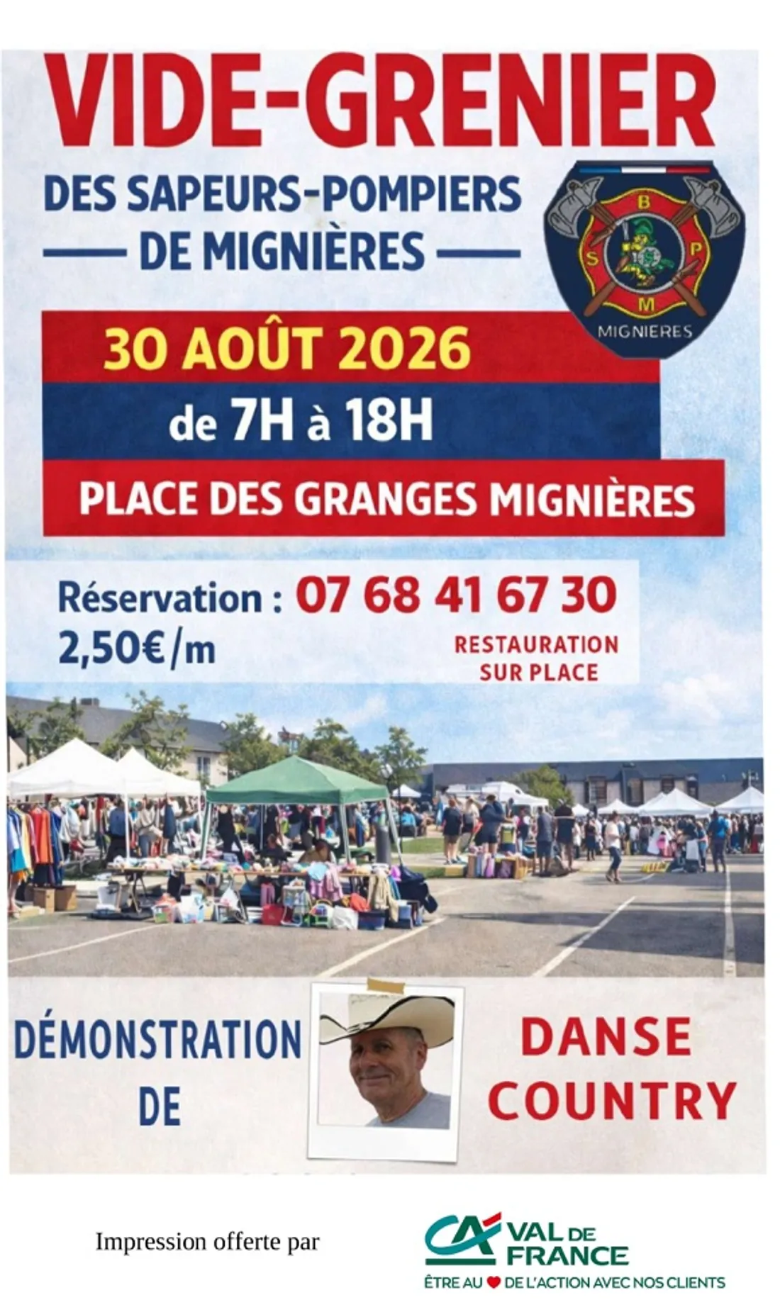 MIGNIÈRES - Bric-à-brac de l'Amicale des pompiers