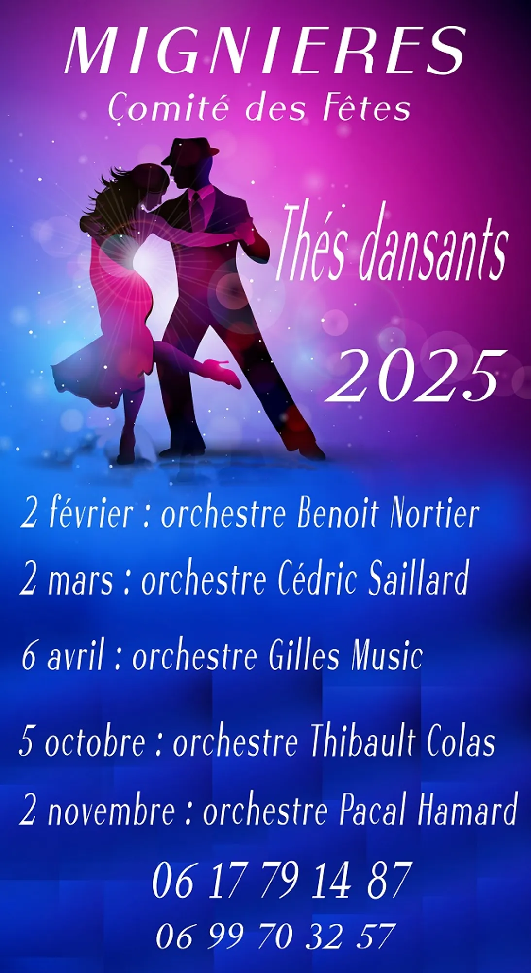 MIGNIÈRES - Thé dansant 2025