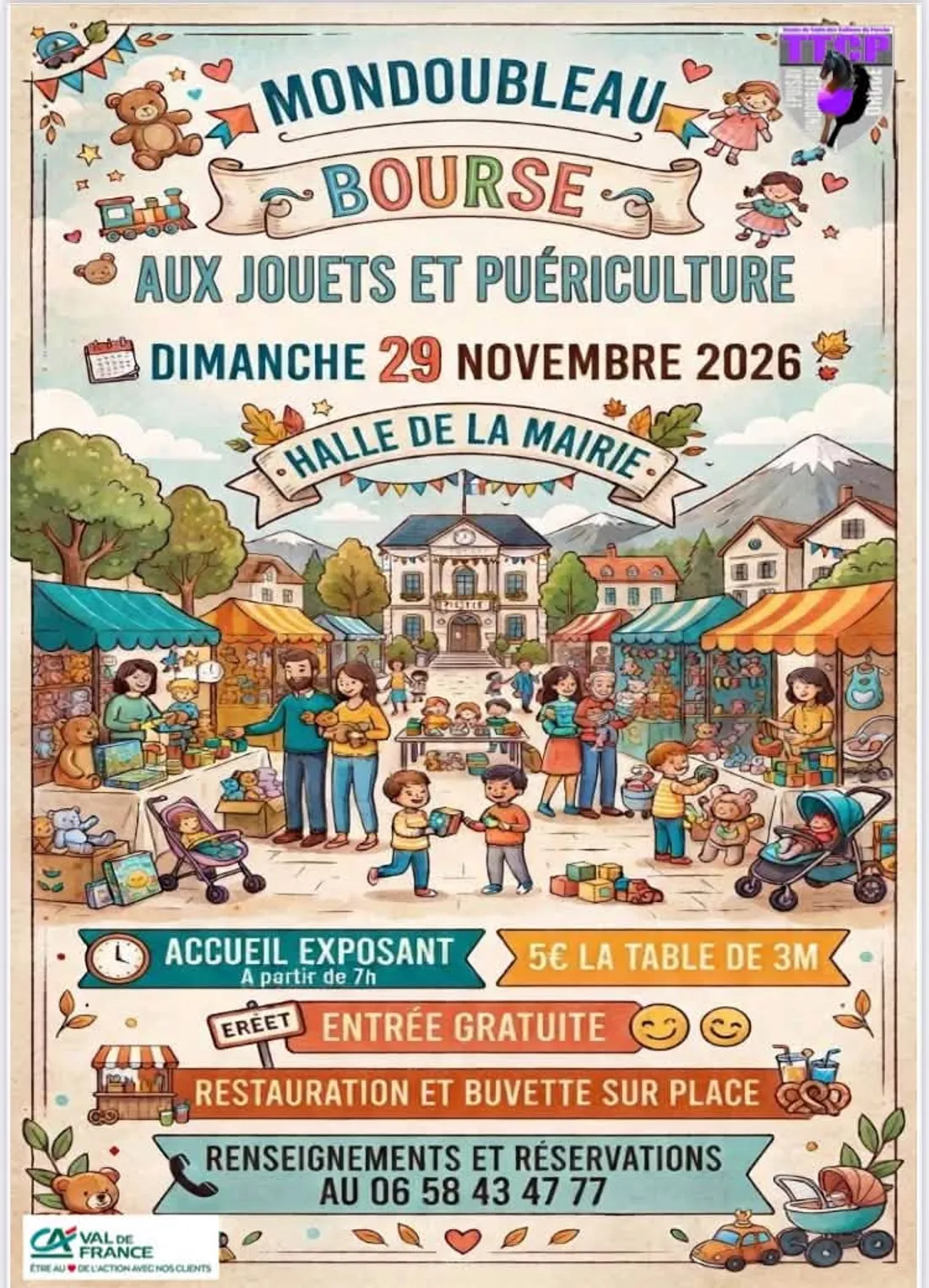 MONDOUBLEAU (41) - Bourse aux jouets et puériculture