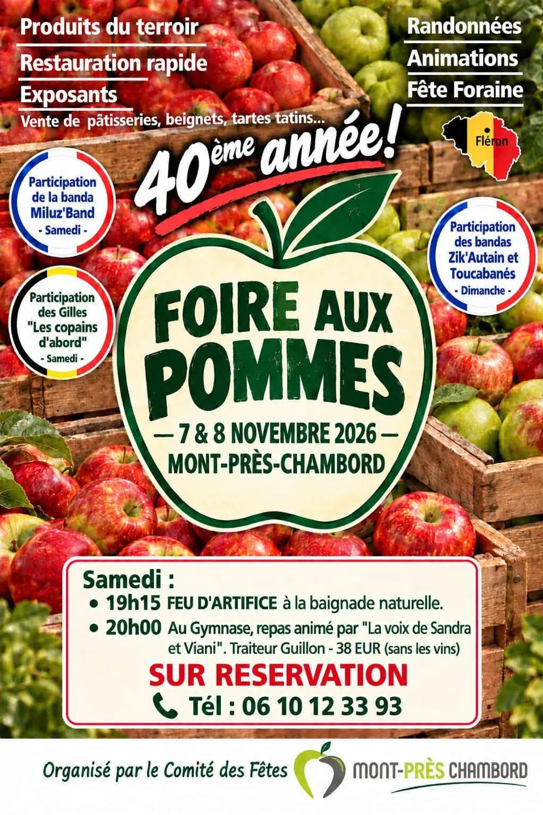 MONT-PRÈS-CHAMBORD (41) - Foire aux pommes