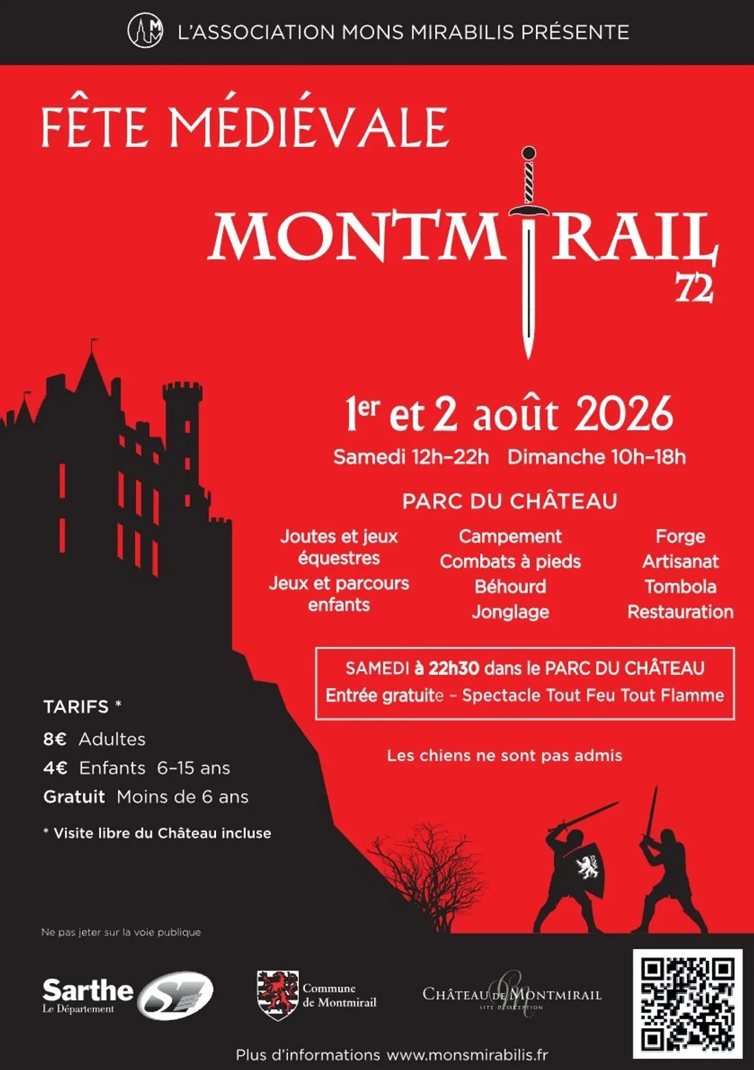MONTMIRAIL (72) - Fête médiévale