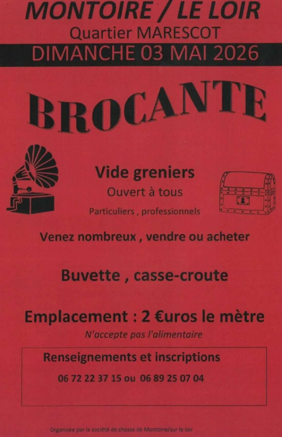 MONTOIRE-SUR-LE-LOIR (41) - Brocante