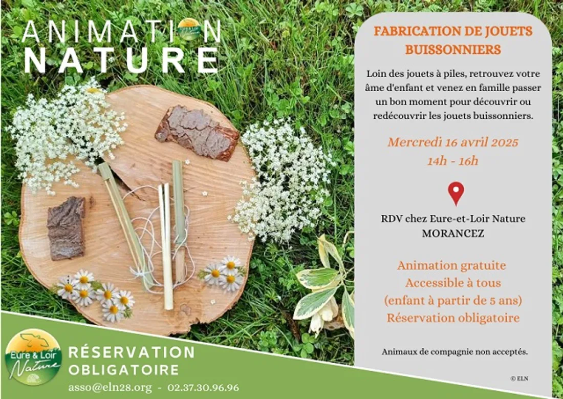 MORANCEZ - Atelier : Fabrication de jouets buissonniers