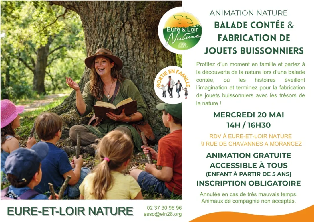 MORANCEZ - Nature : Balade contée et fabrication de jouets buissonniers