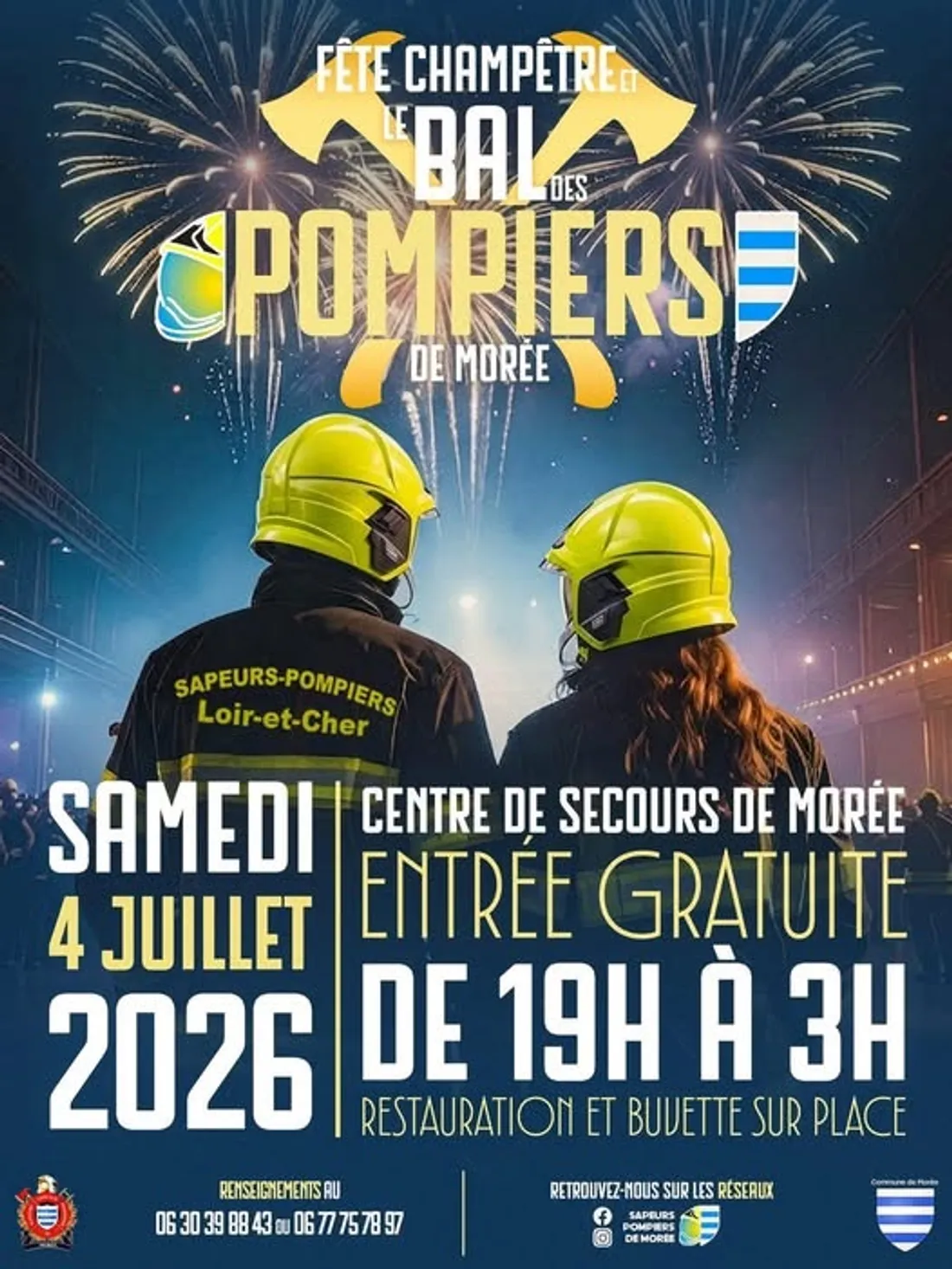 MORÉE (41) - Fête champêtre : le bal des pompiers