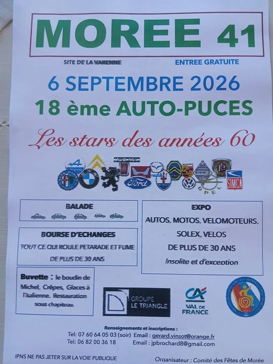 MORÉE (41) - 18e Autos Puces