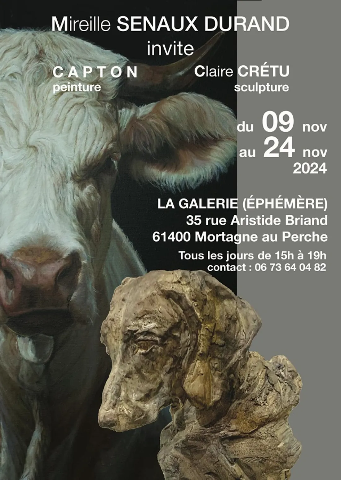 MORTAGNE-AU-PERCHE (61) - Exposition : Capton & Claire Cretu
