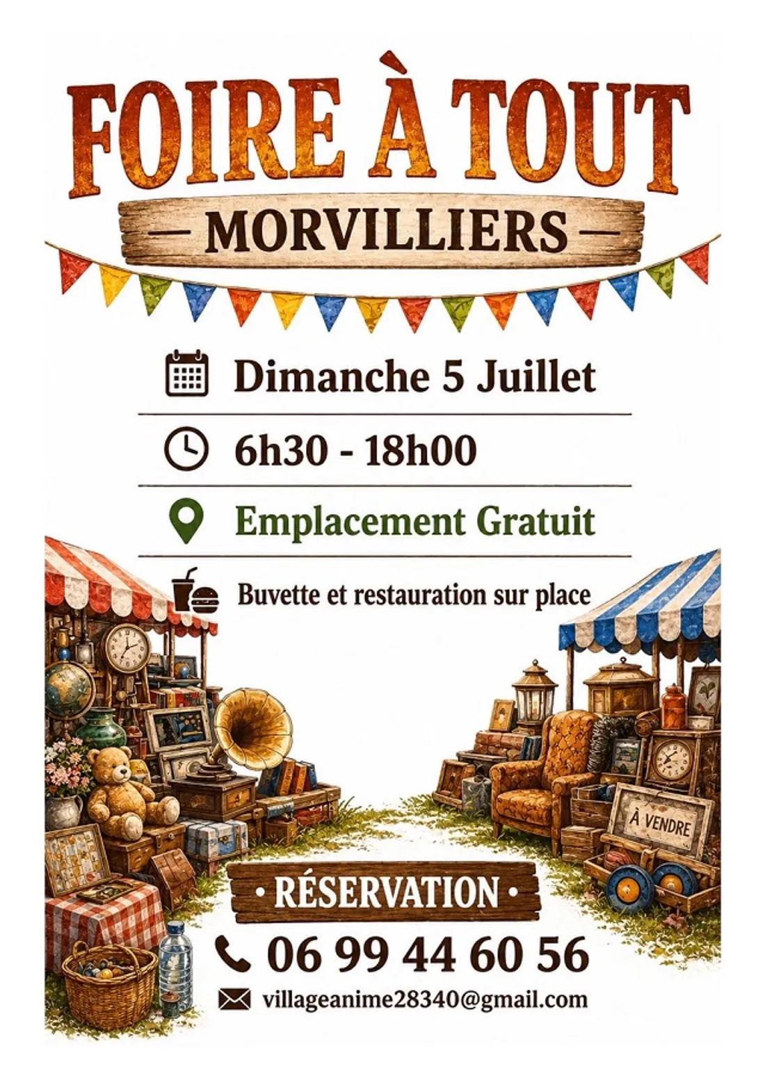 MORVILLIERS - Foire à tout