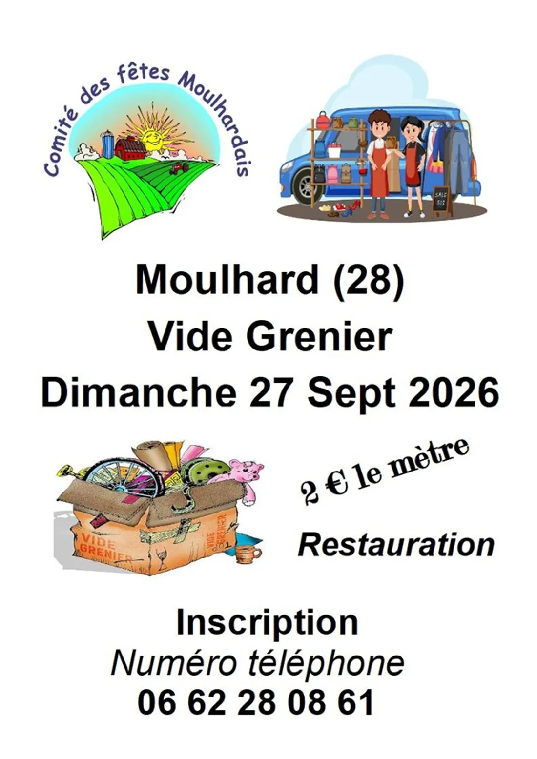 MOULHARD - Vide-greniers du comité des fêtes