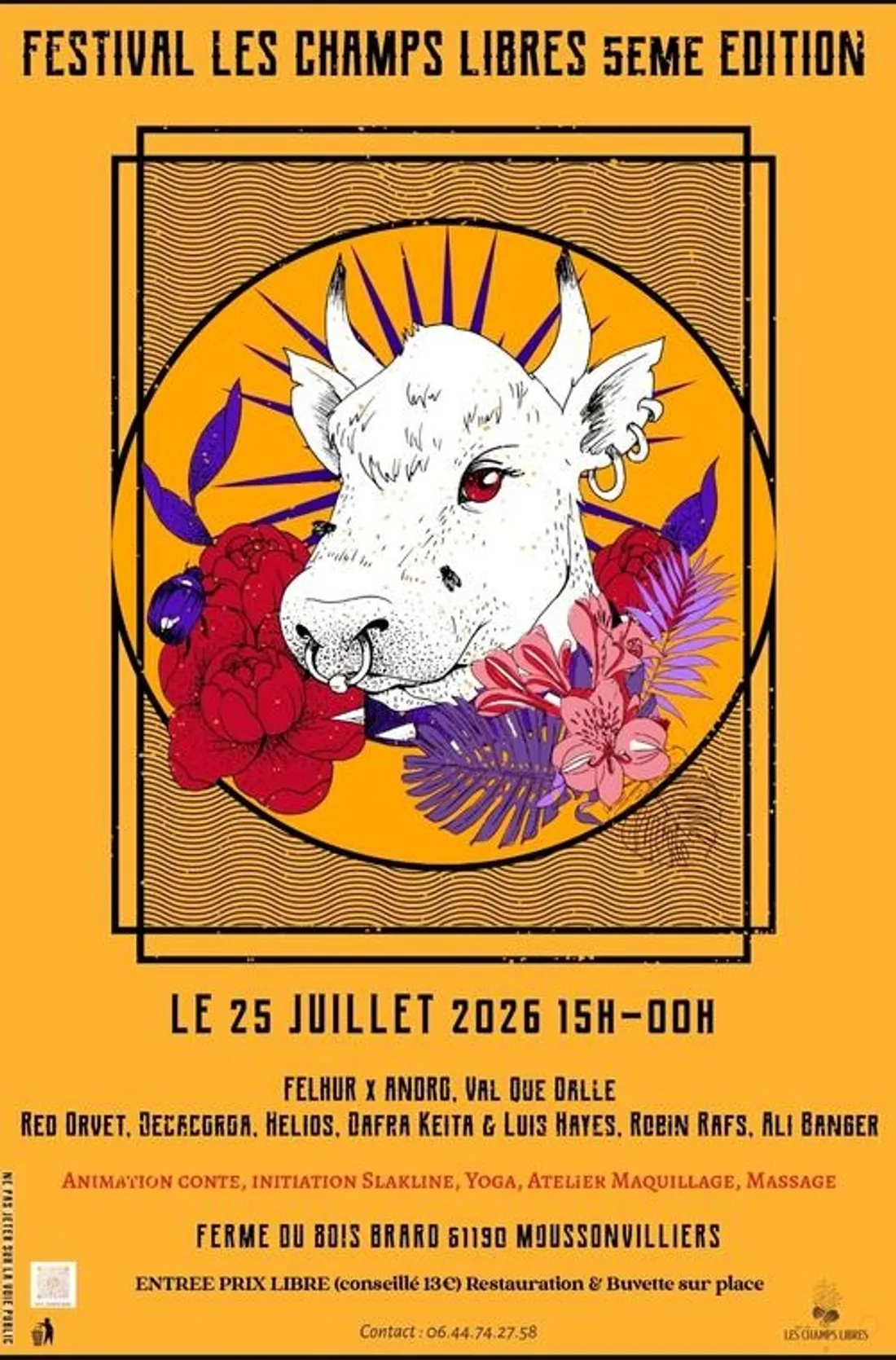 MOUSSONVILLIERS (61) - Festival Les Champs libres