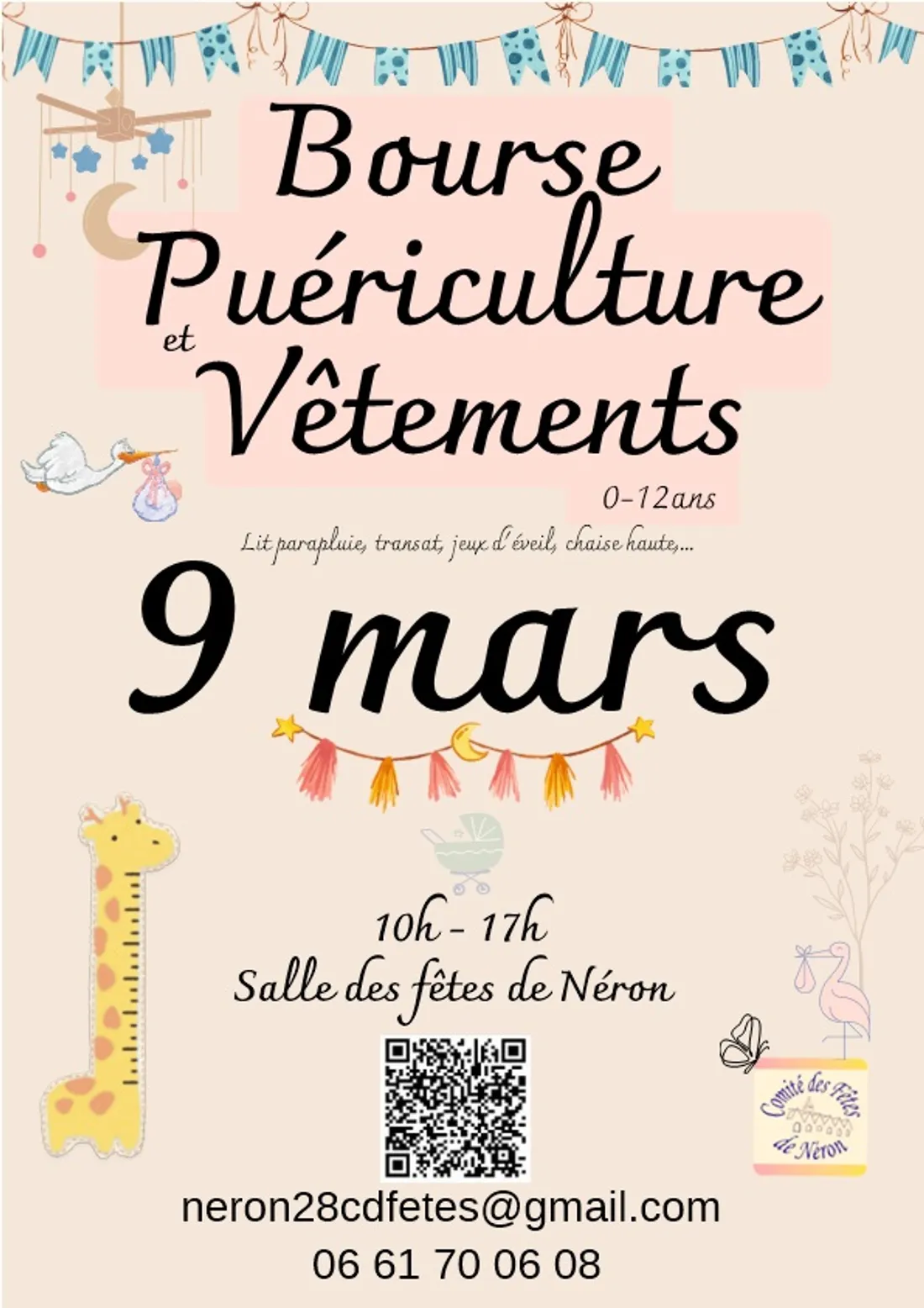 NÉRON - Bourse puériculture et vêtements 0-12 ans
