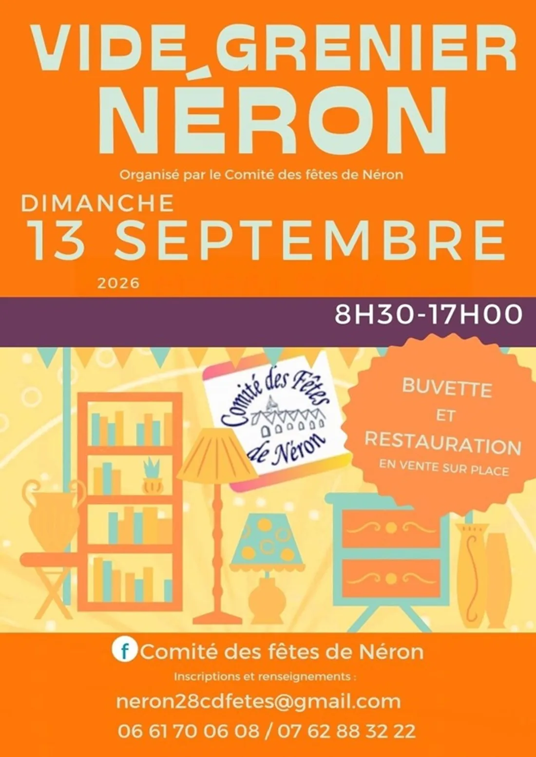NÉRON - Vide-greniers du comité des fêtes