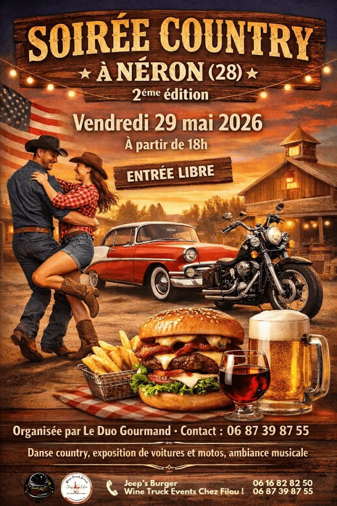 NÉRON - Soirée country