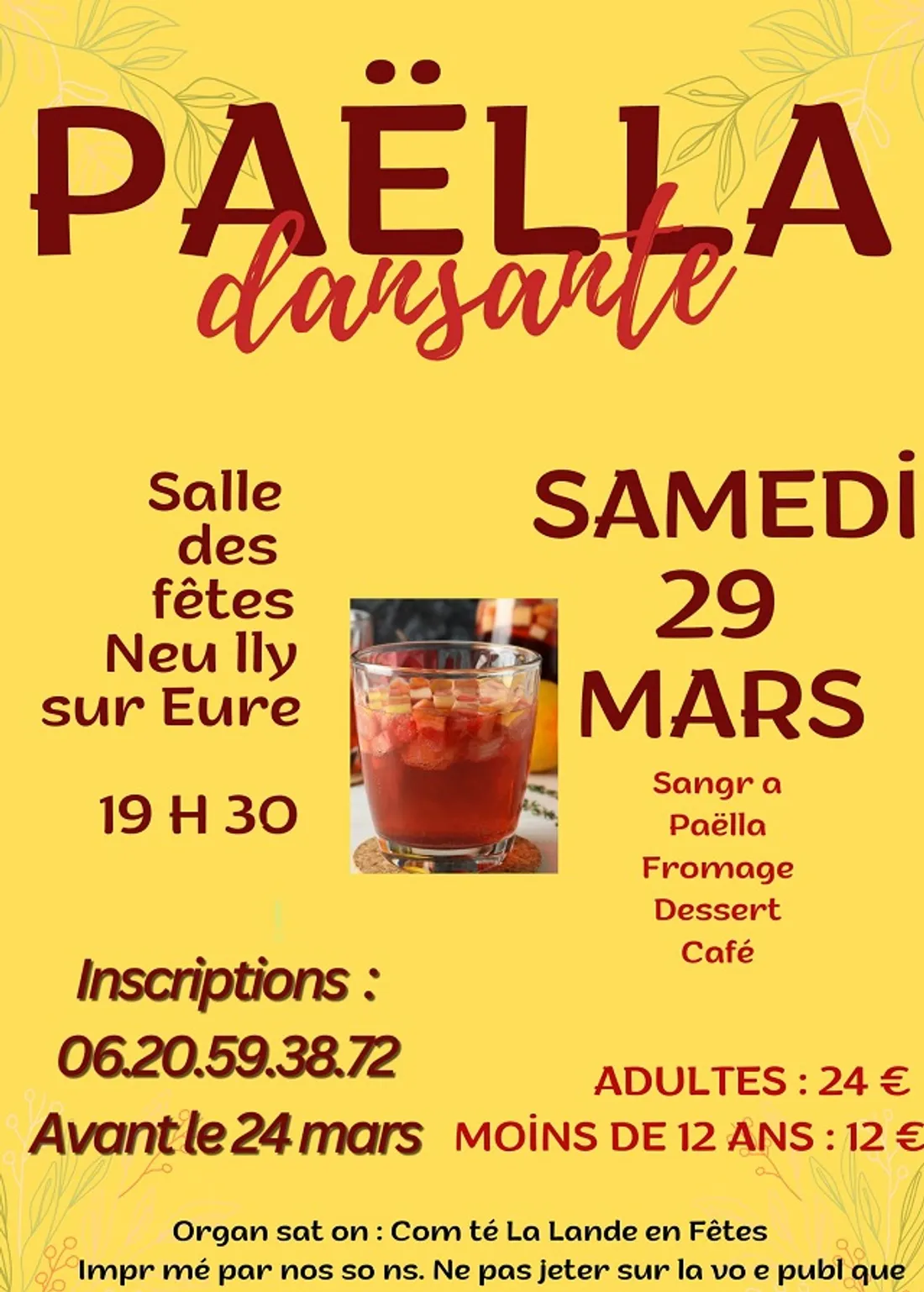 NEUILLY-SUR-EURE (61) - Paëlla dansante de La Lande en Fête