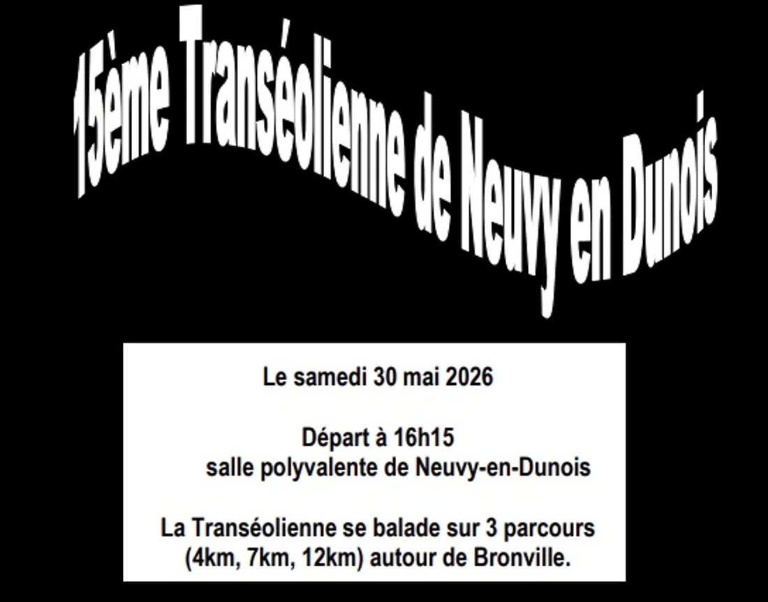 NEUVY-EN-DUNOIS - 15e édition de la Transéolienne