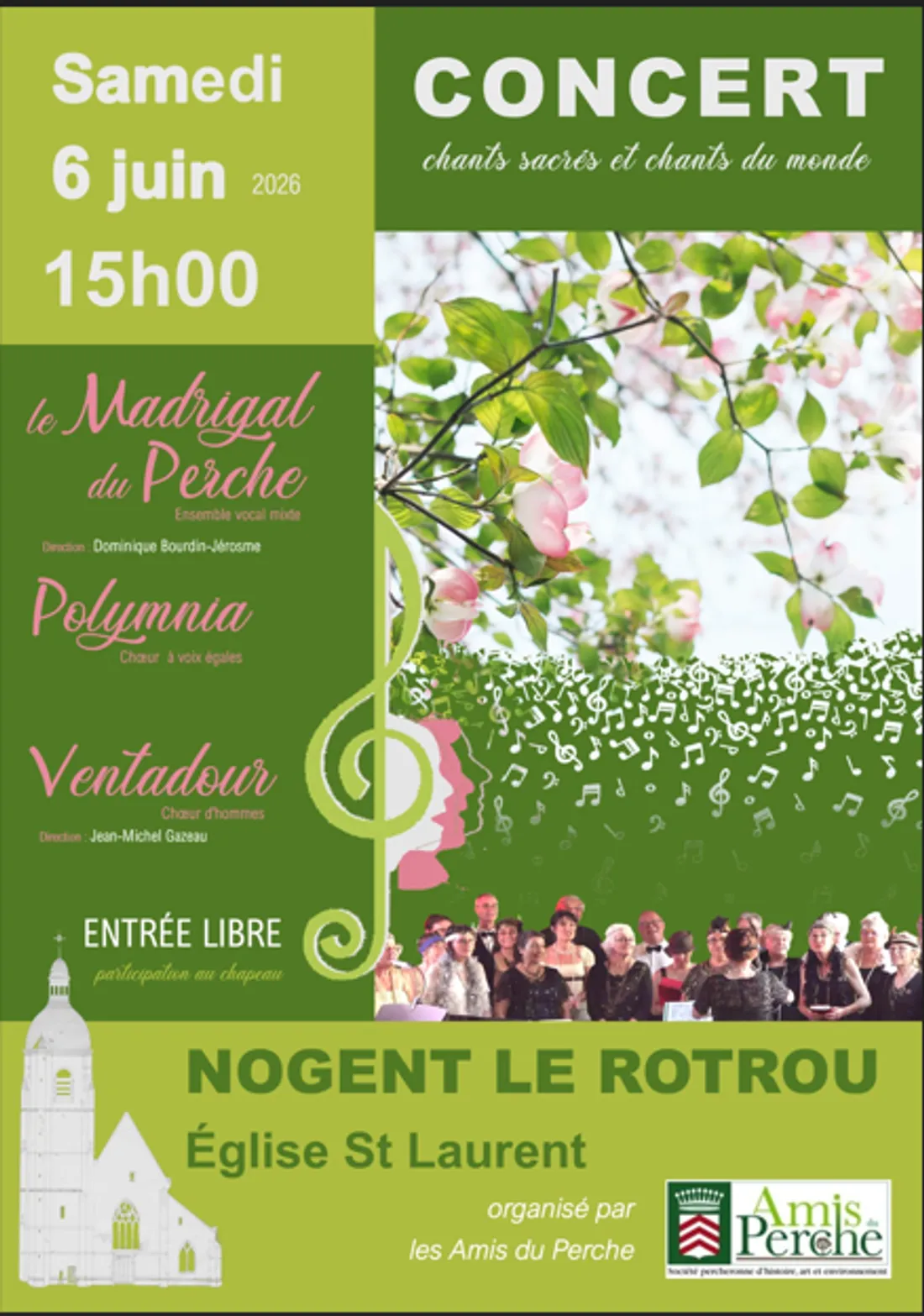 NOGENT-LE-ROTROU - Concert : Le Madrigal du Perche