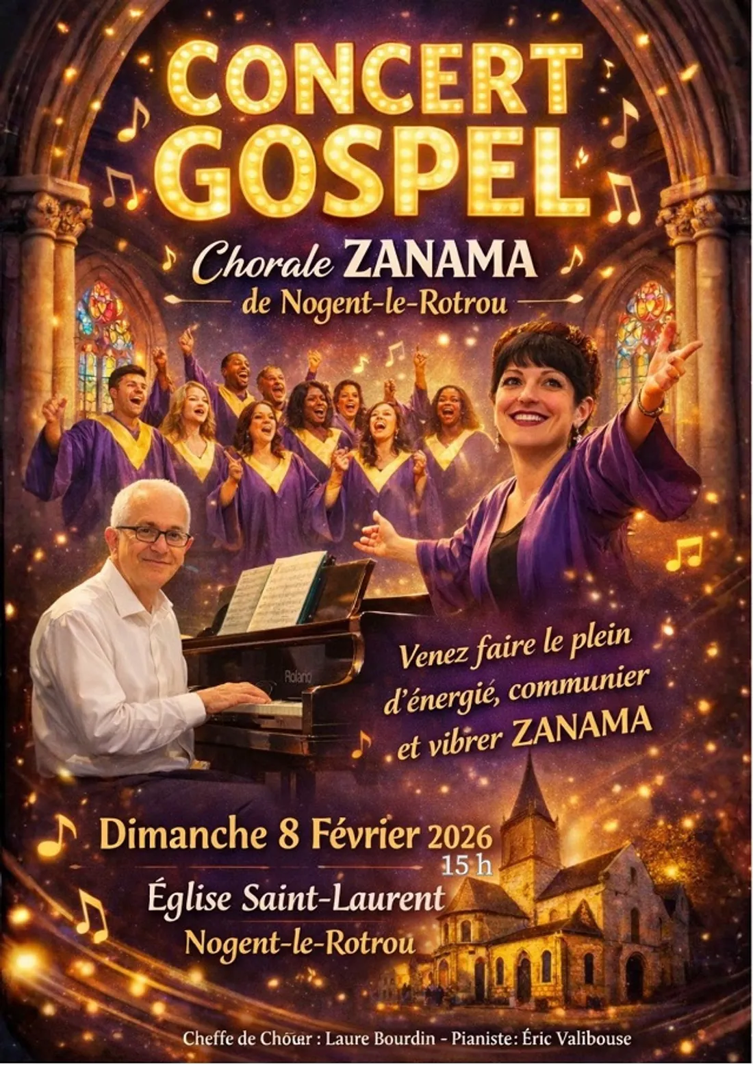 NOGENT-LE-ROTROU - Concert Gospel : Chorale Zanama
