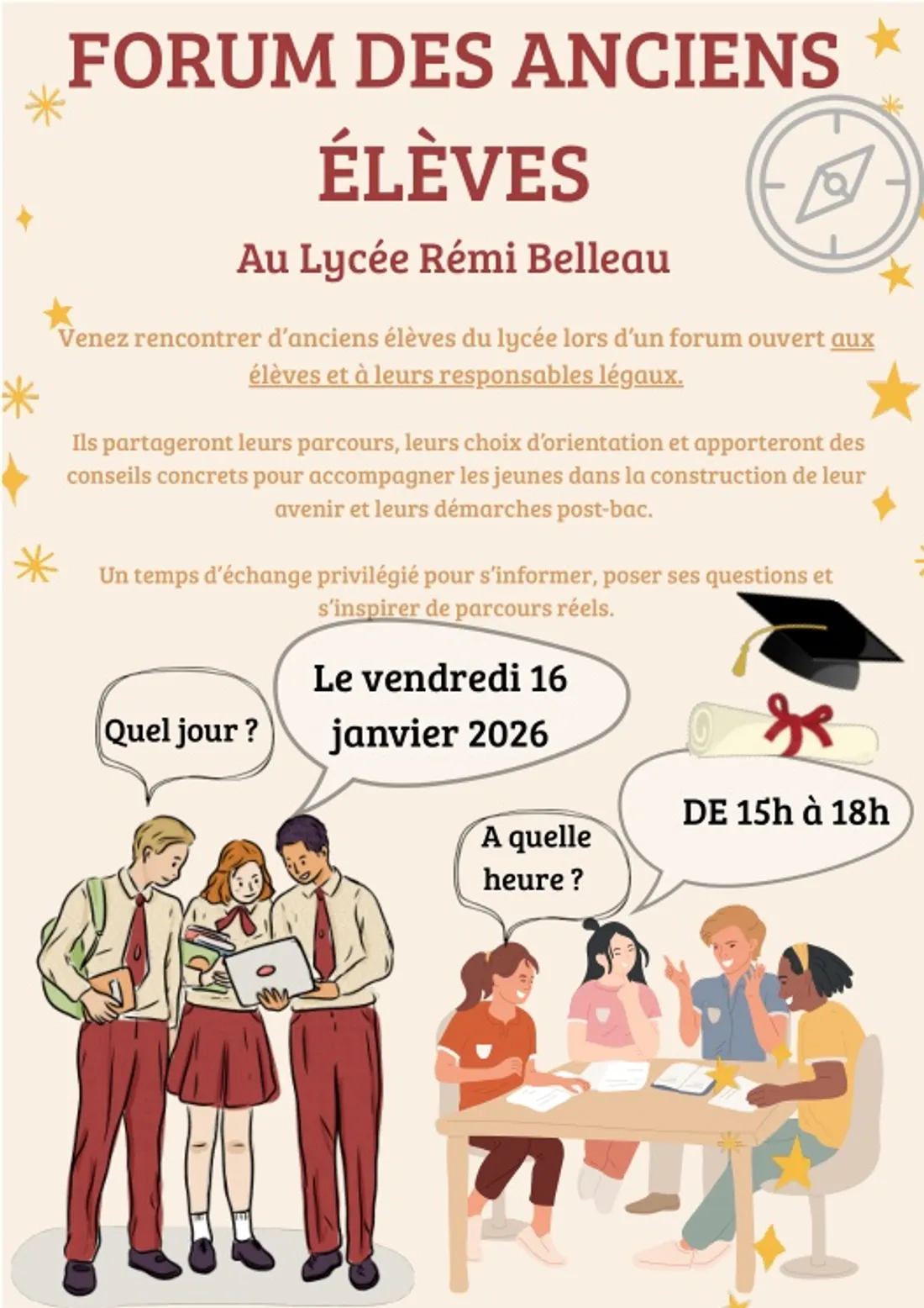 NOGENT-LE-ROTROU - Forum des anciens élèves