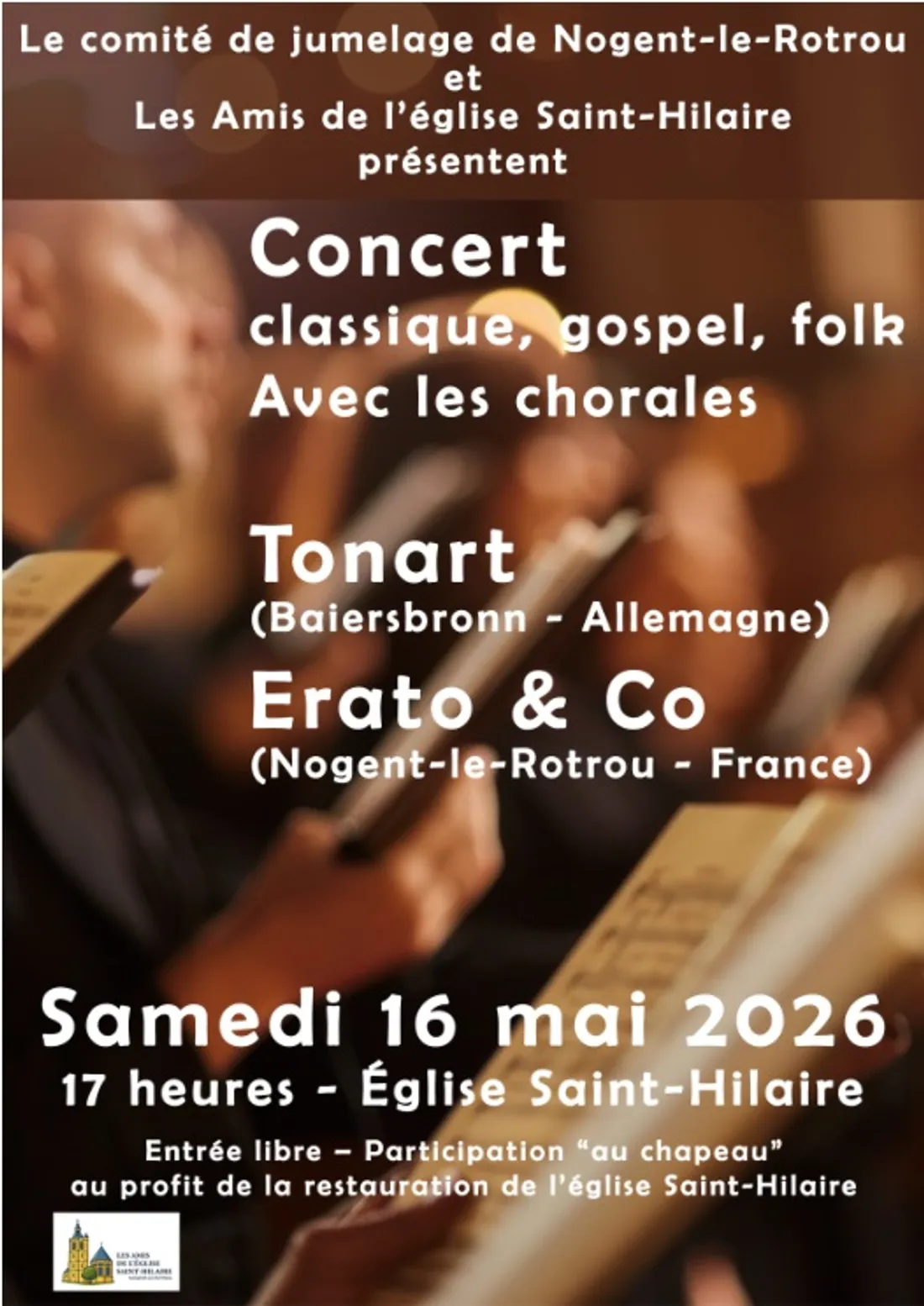 NOGENT-LE-ROTROU - Concert du jumelage entre Nogent-le-Rotrou et Baiersbronn
