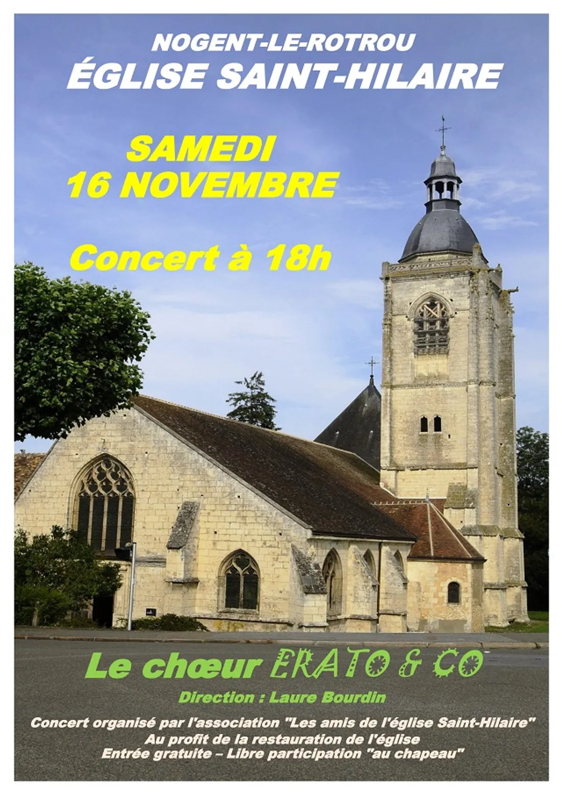 NOGENT-LE-ROTROU - Concert du chœur Erato & Co