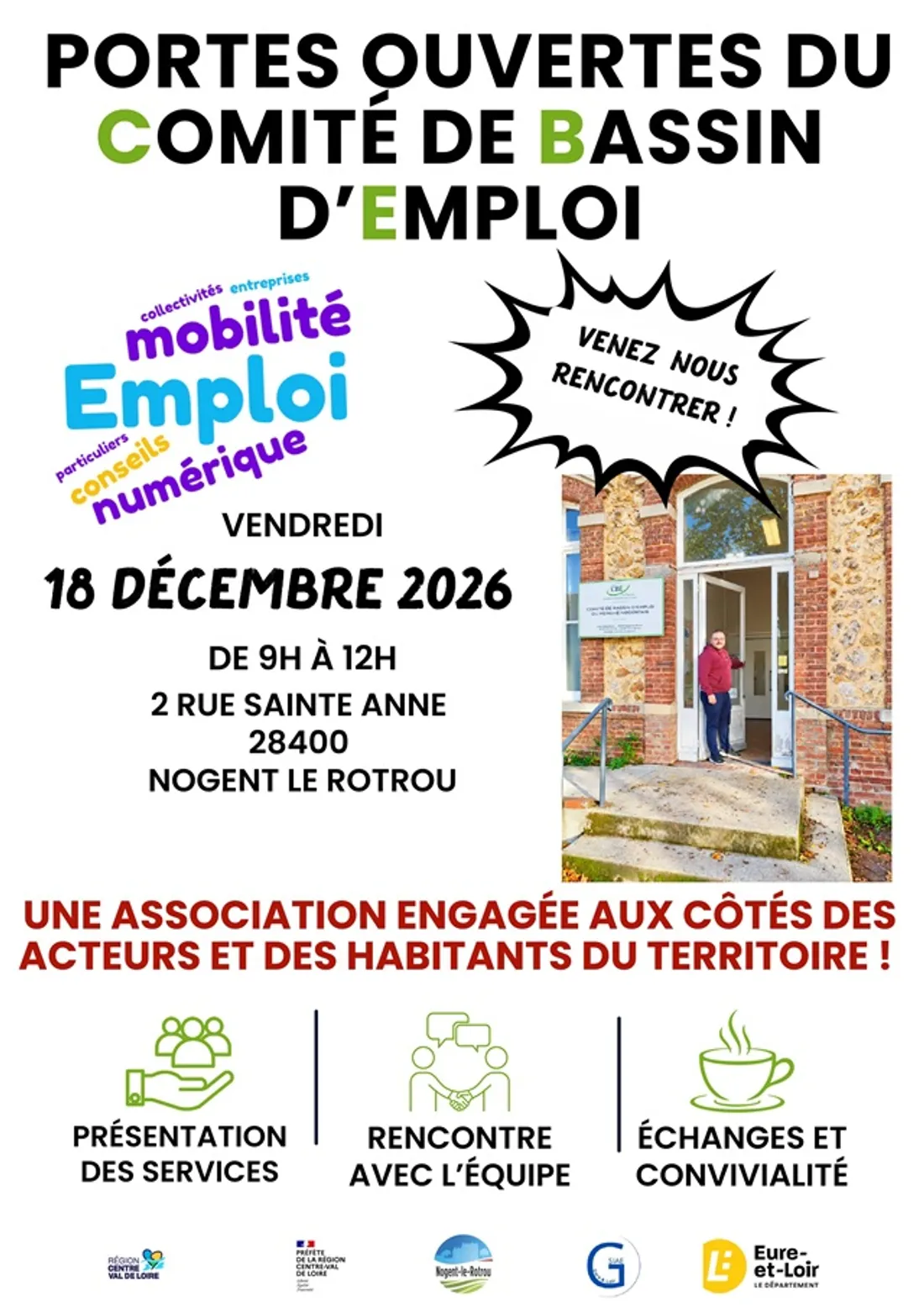 NOGENT-LE-ROTROU - Portes ouvertes du Comité de Bassin d'Emploi