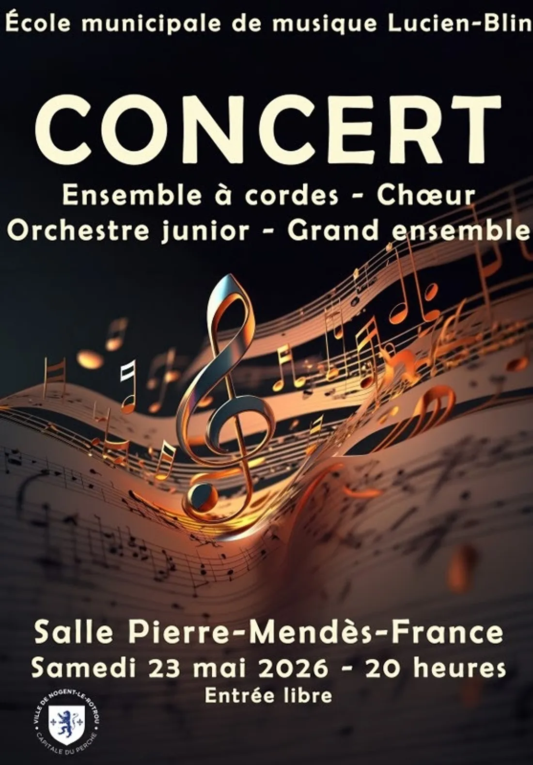 NOGENT-LE-ROTROU - Concert de l'école municipale de musique
