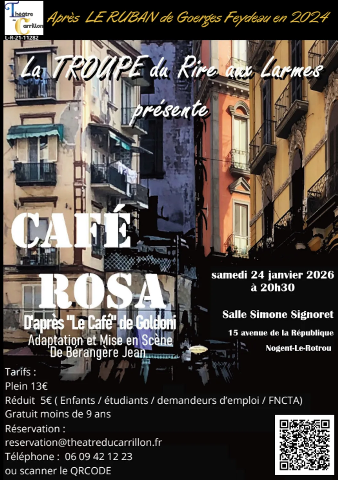 NOGENT-LE-ROTROU - Théâtre : Café Rosa