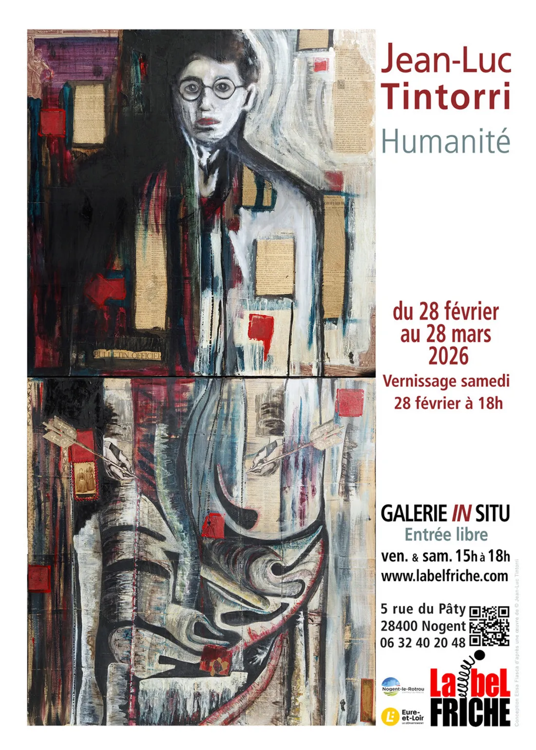 NOGENT-LE-ROTROU - Exposition : Humanité de Jean-Luc Tintorri