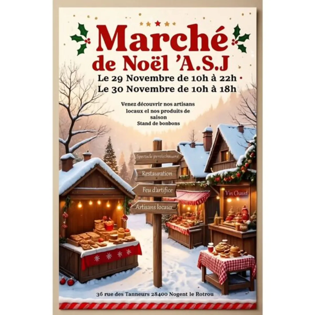 NOGENT-LE-ROTROU - Marché de Noël de l'ASJ