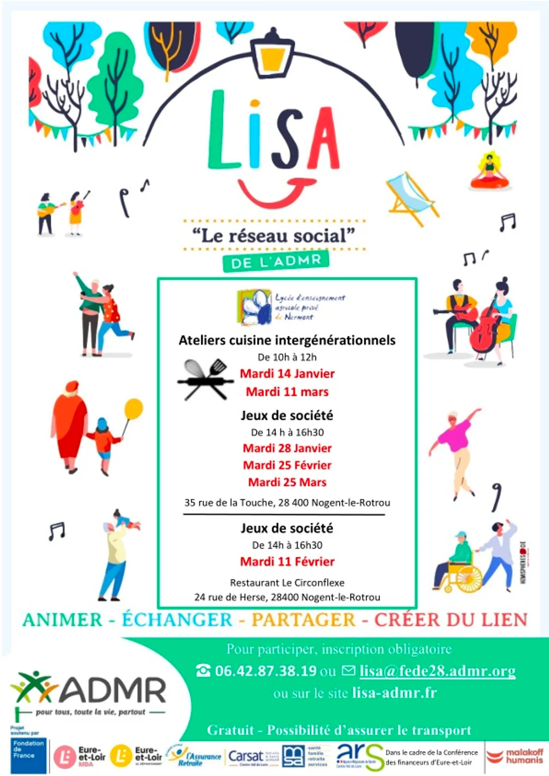 NOGENT-LE-ROTROU – LISA : Ateliers cuisine intergénérationels