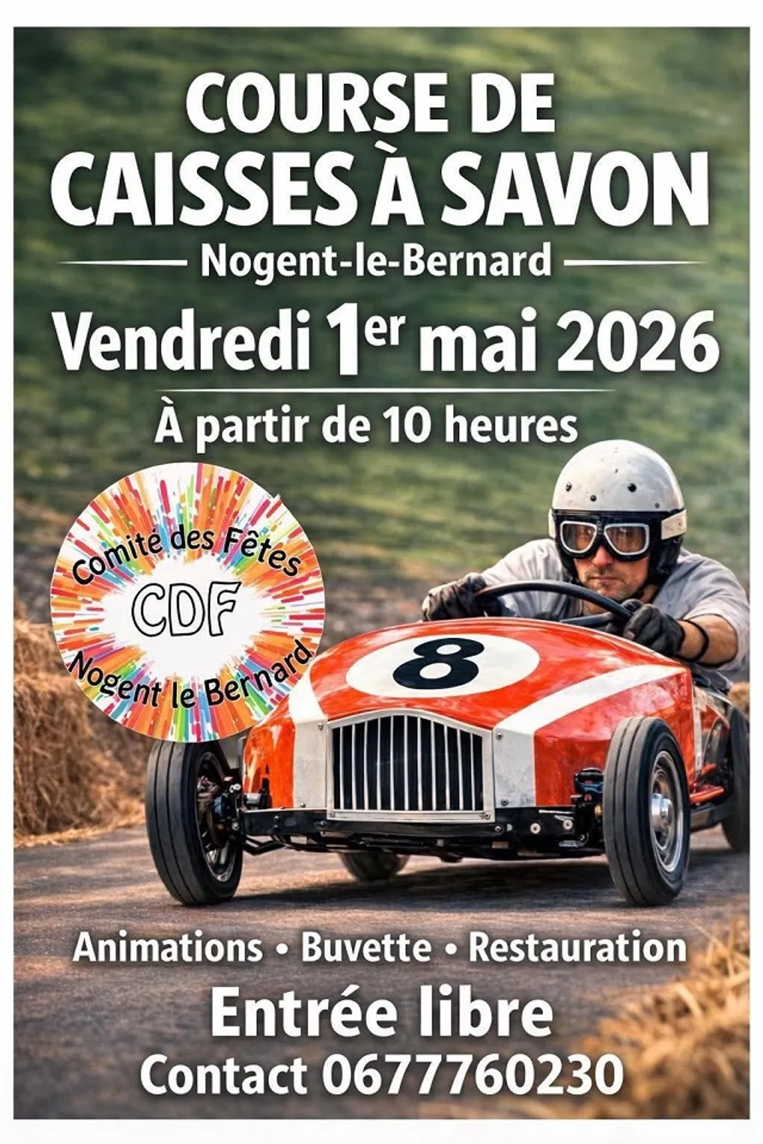 NOGENT-LE-BERNARD (72) - Course de caisse à savon