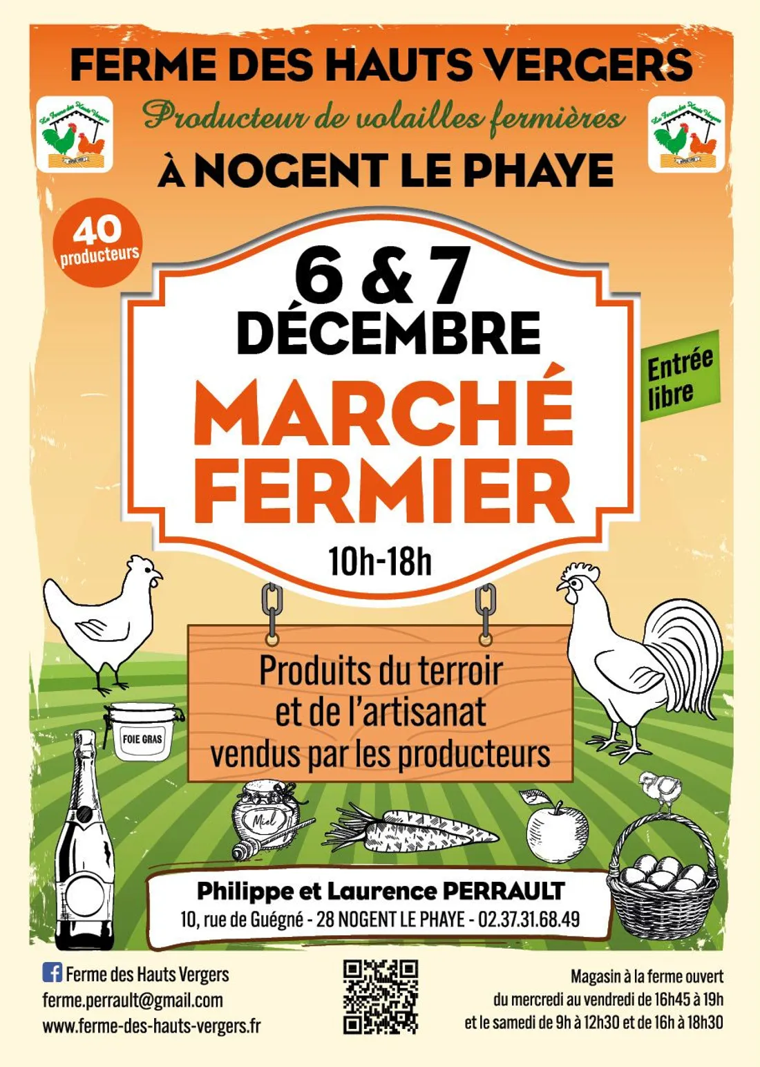 NOGENT-LE-PHAYE - Marché fermier à la Ferme des Hauts Vergers