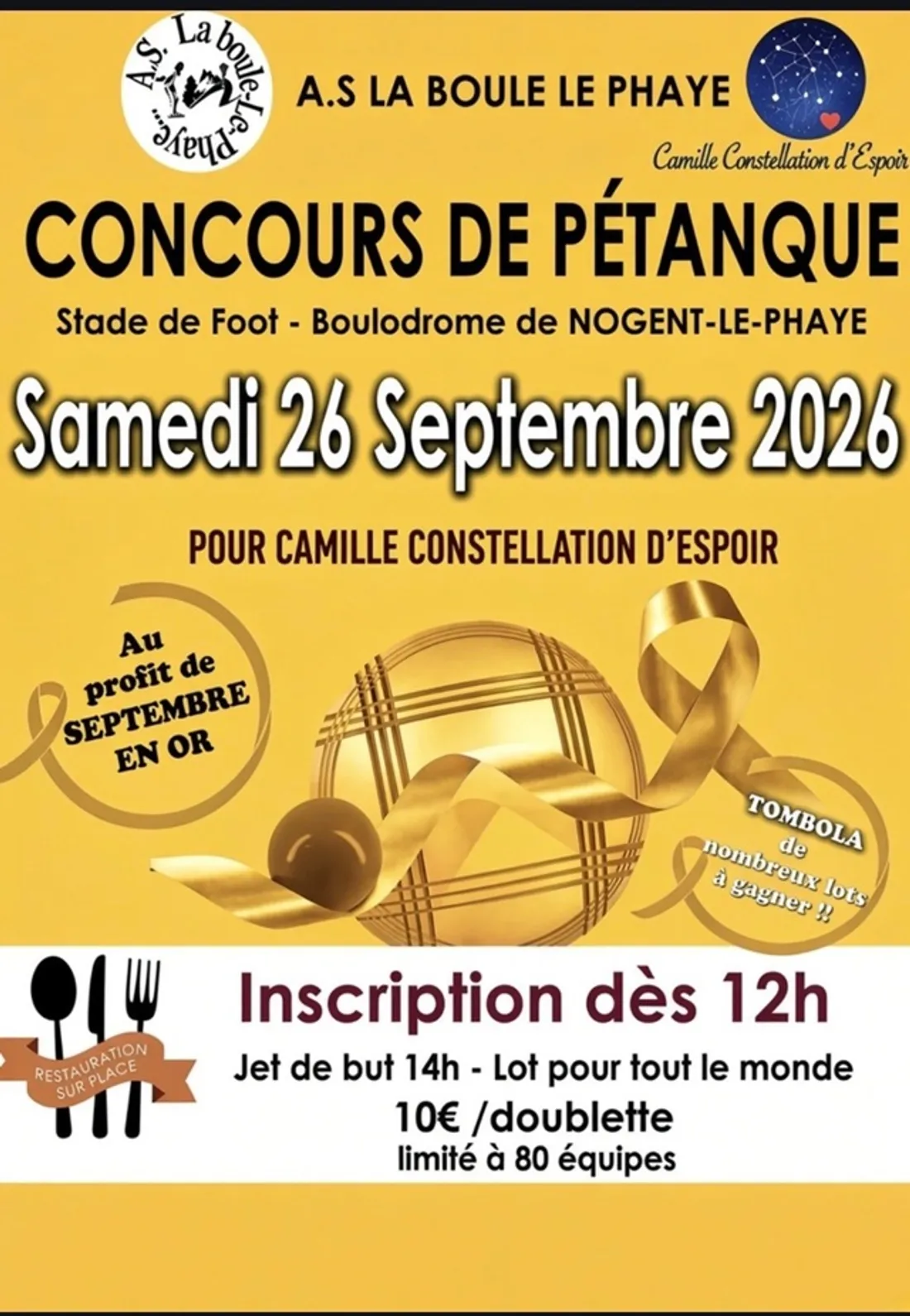 NOGENT-LE-PHAYE - Concours de pétanque
