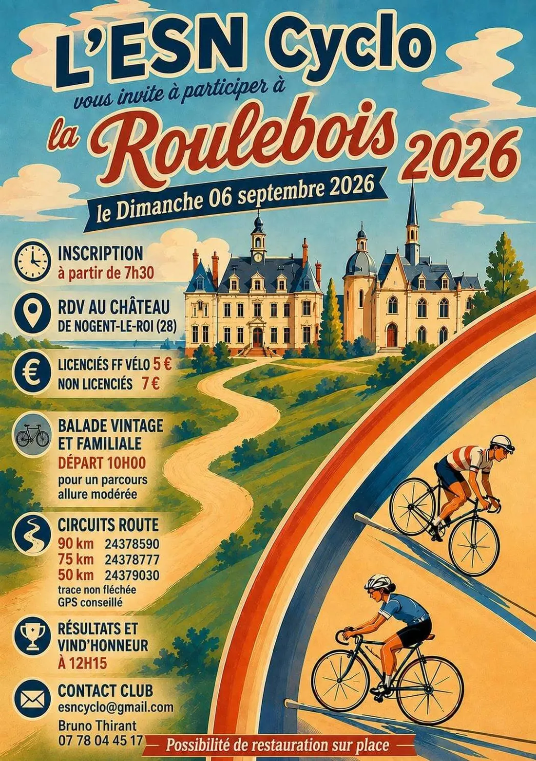 NOGENT-LE-ROI - Cyclotourisme : La Roulebois