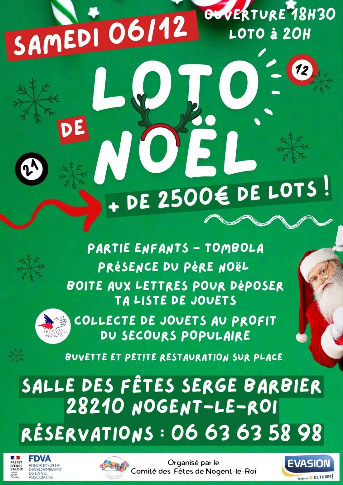 NOGENT-LE-ROI - Loto du comité des fêtes