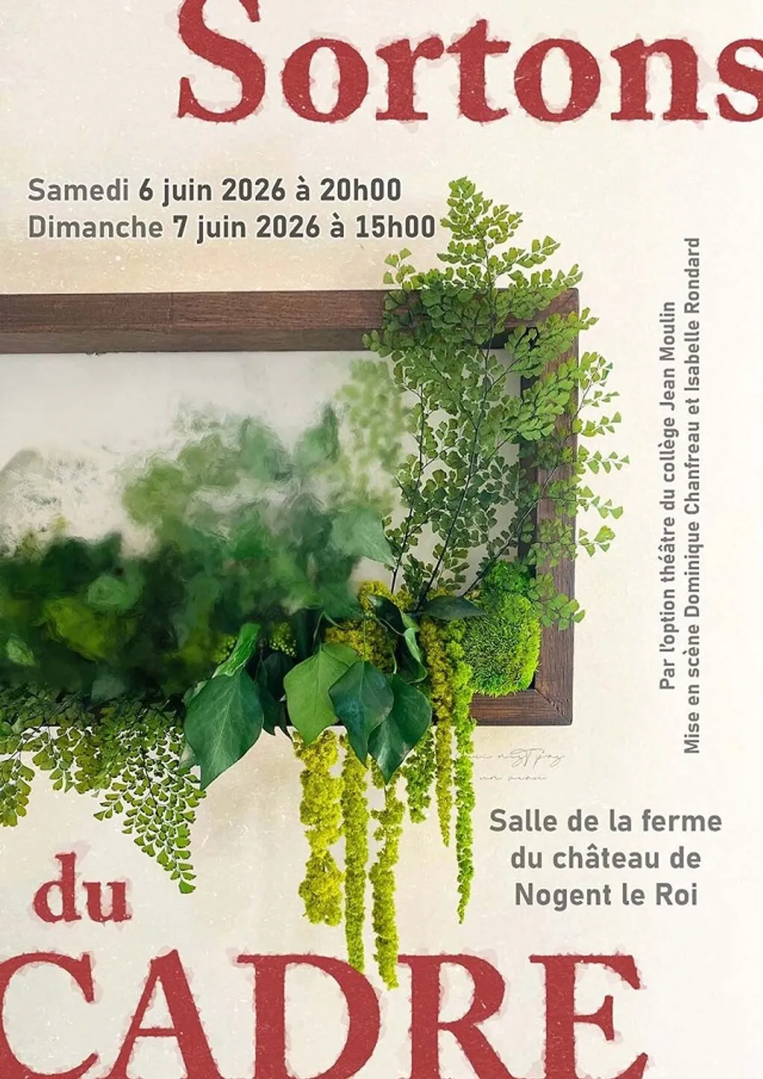 NOGENT-LE-ROI - Théâtre : Sortons du cadre