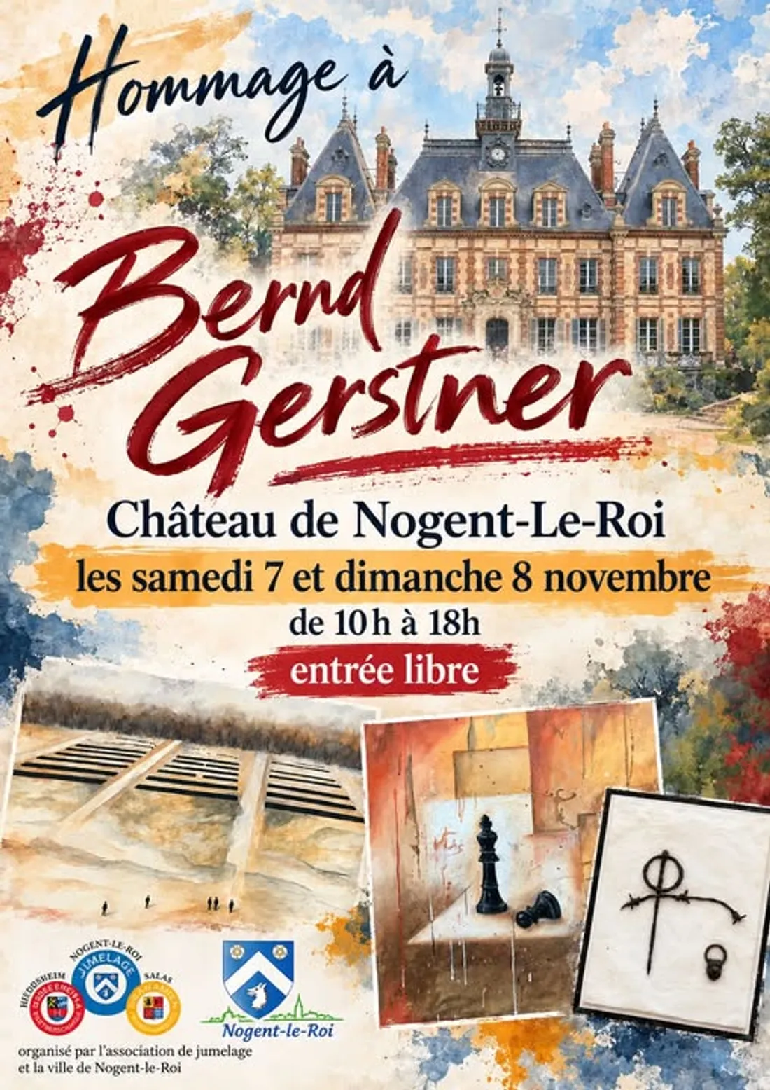 NOGENT-LE-ROI - Exposition : Hommage à Bernd Gerstner