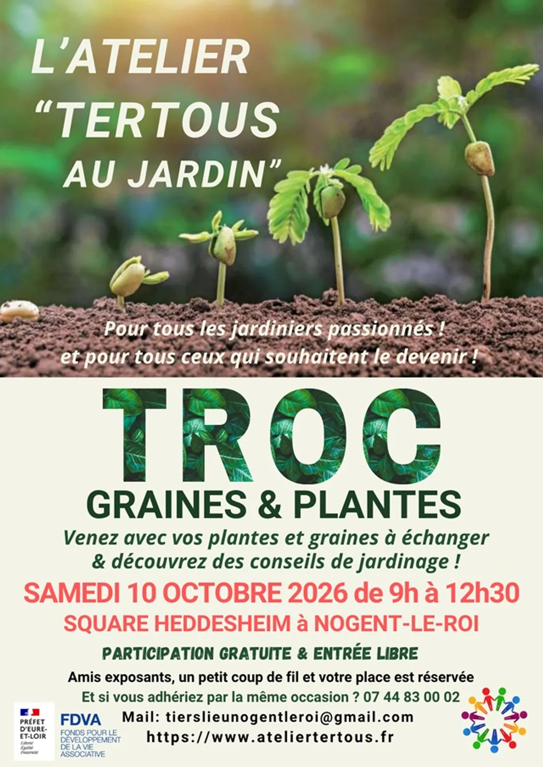 NOGENT-LE-ROI - Troc graines & plantes